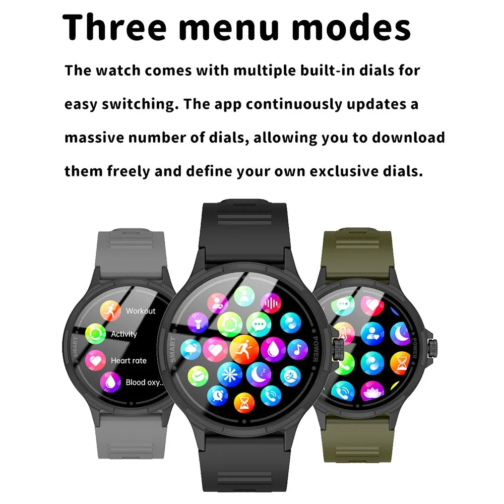 Y25 1.43-inch AMOLED Screen Bluetooth-compatible Call Smart Watch Health Monitoring Multiple Sports Modest Smart Bracelet - Black - 6