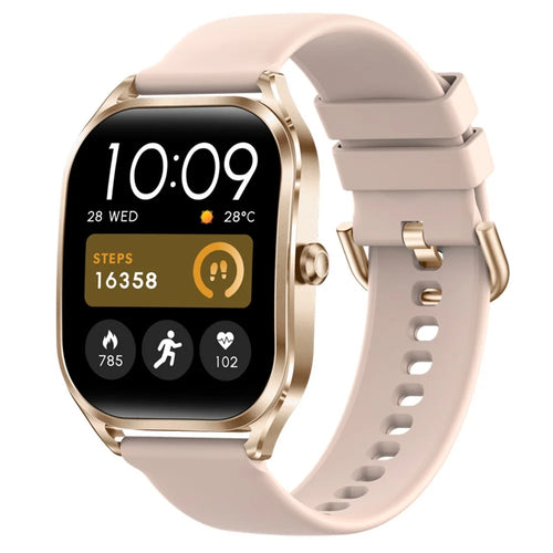 H35 2.02-inch Heart Rate Blood Pressure Monitoring Smart Watch Bluetooth-compatible Call Smart Bracelet - Gold - 1
