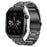 ET280 ECG Smart Watch Monitoring Blood Oxygen SOS Bracelet Wrist Band with Steel Strap - Black - 1