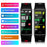 F10TA Smart Watch Heart Rate / Body Temperature Monitoring Wrist Bracelet Fitness Tracker - Red - 3
