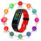 F10TA Smart Watch Heart Rate / Body Temperature Monitoring Wrist Bracelet Fitness Tracker - Red - 7