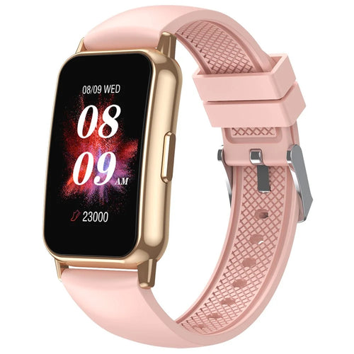 CY22 Silicone Strap 1.47-inch Curved Screen Smart Watch Sleep Health Monitoring Metal Case Smart Bracelet - Gold - 1