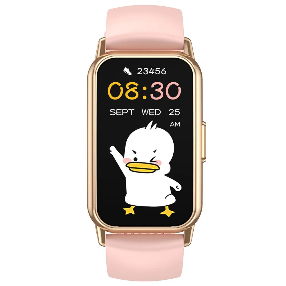 CY22 Silicone Strap 1.47-inch Curved Screen Smart Watch Sleep Health Monitoring Metal Case Smart Bracelet - Gold - 2