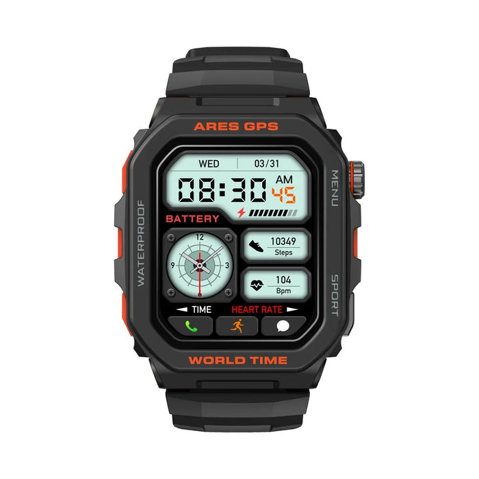 ZEBLAZE Ares GPS 1.75-inch Bluetooth-compatible Call Smart Watch GPS Positioning Health Monitoring Sports Watch - Black - 3