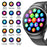 F600 Sports Smart Watch Heart Rate Monitor Fitness Tracker with Silicone Strap - Black - 5