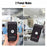 Wireless Restaurant Buzzer Pager 16 Beepers Queuing System for Guest Calling, EU Plug - Black - 3