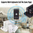 Wireless Restaurant Buzzer Pager 16 Beepers Queuing System for Guest Calling, EU Plug - Black - 5