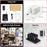Wireless Restaurant Buzzer Pager 16 Beepers Queuing System for Guest Calling, EU Plug - Black - 7