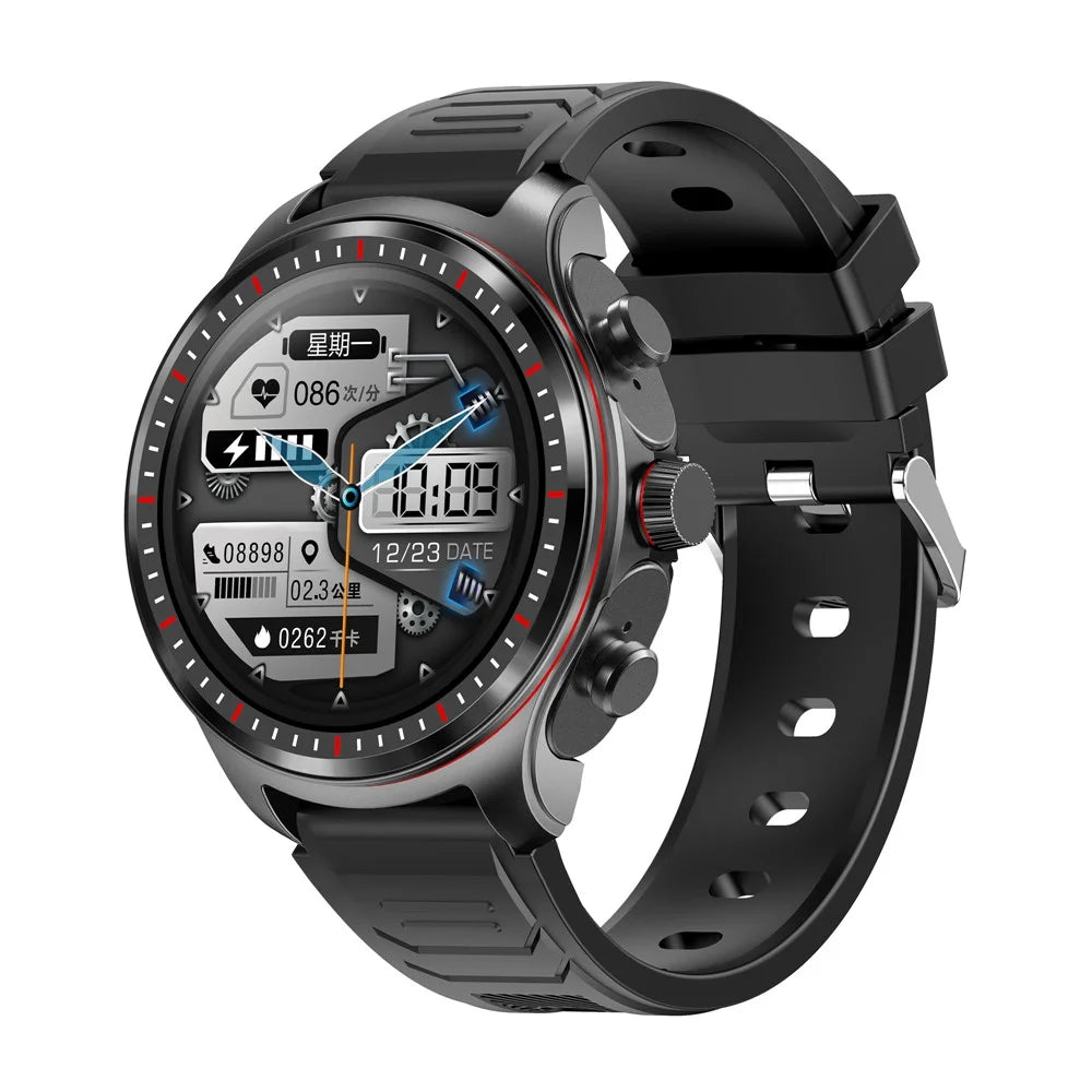 LC19 2-in-1 Bluetooth-compatible Calling TWS Earphones 1.53-inch Smart Watch Health Monitoring Sports Watch - Black - 1