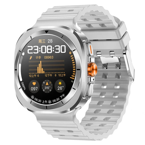 Z7 Ultra 1.46-inch Smart Watch Health Monitoring Waterproof Outdoor Sports Smart Bracelet - White - 1