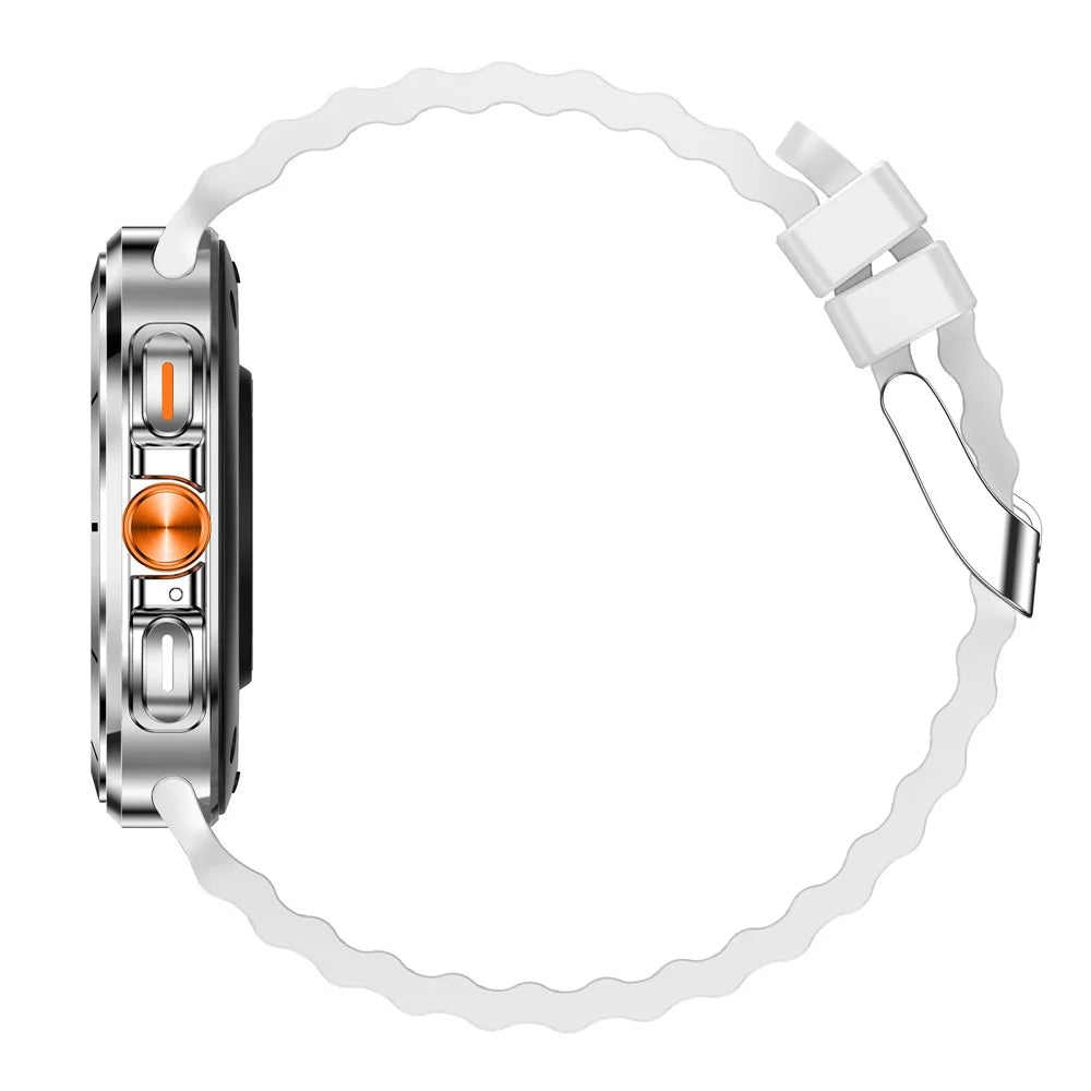 Z7 Ultra 1.46-inch Smart Watch Health Monitoring Waterproof Outdoor Sports Smart Bracelet - White - 3
