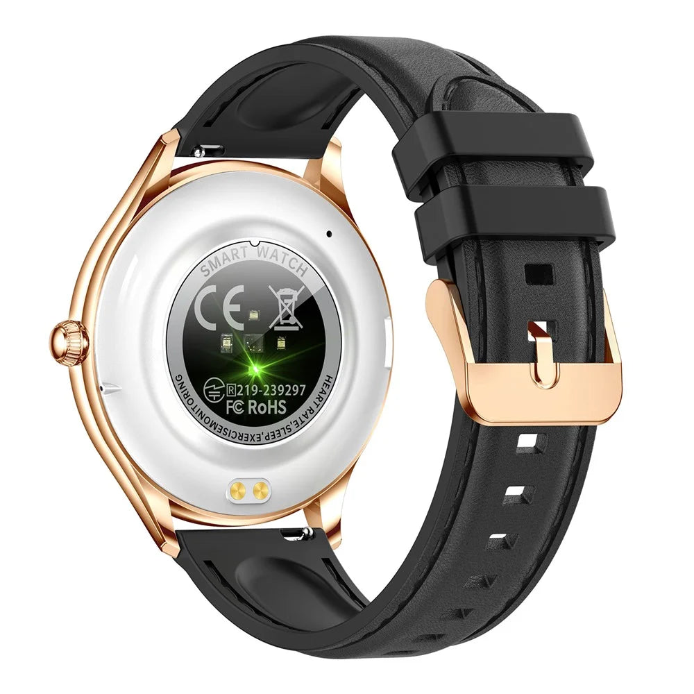 QS36 Silicone Strap 1.43-inch Smart Watch Heart Rate Sleep Monitoring Bluetooth-compatible Calling Sport Watch - Black - 3