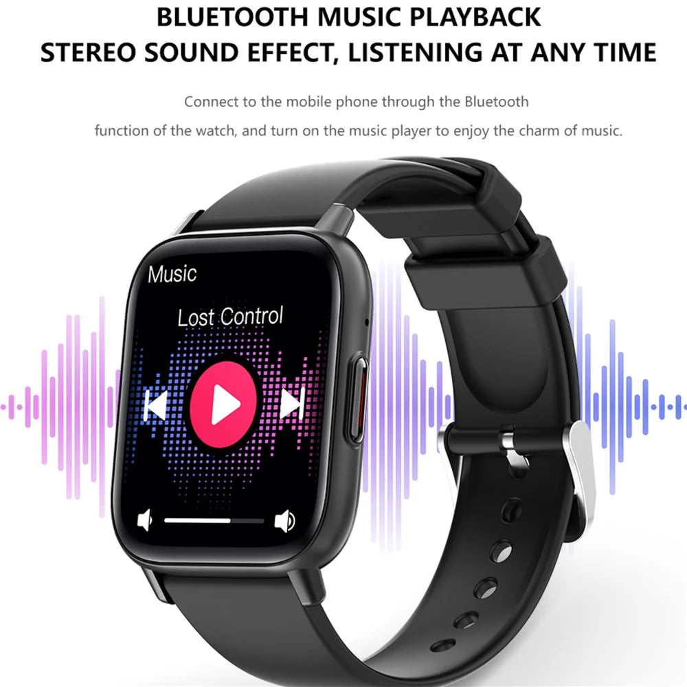 DM80 1.85-inch Ultra-Thin Smart Watch Bluetooth-compatible Calling Sleep Heart Rate Health Monitoring Sport Watch - Gold - 4