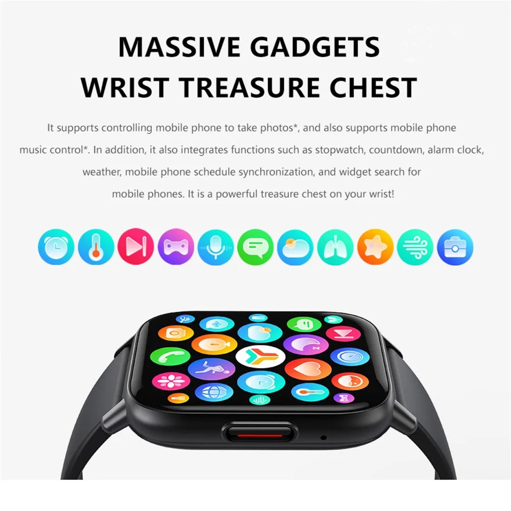 DM80 1.85-inch Ultra-Thin Smart Watch Bluetooth-compatible Calling Sleep Heart Rate Health Monitoring Sport Watch - Gold - 6