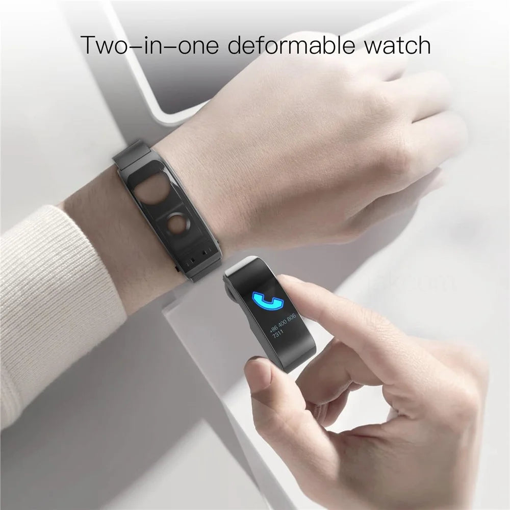 JAKCOM F2 2-in-1 Bluetooth-compatible Earbud Smart Watch Heart Rate Monitor Fitness Tracker - 6
