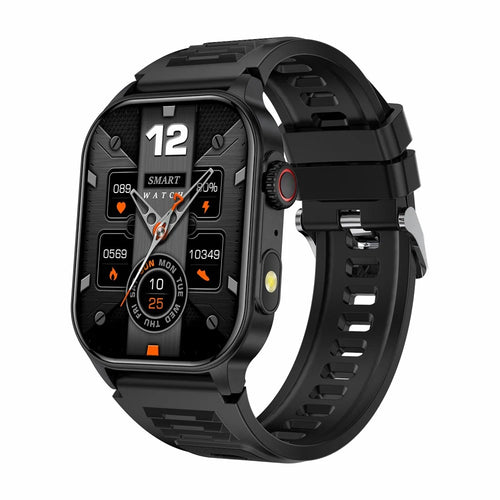 KM20 Bluetooth-compatible Calling Smart Watch Health Monitoring Music Control Outdoor Sports Watch - Black - 1