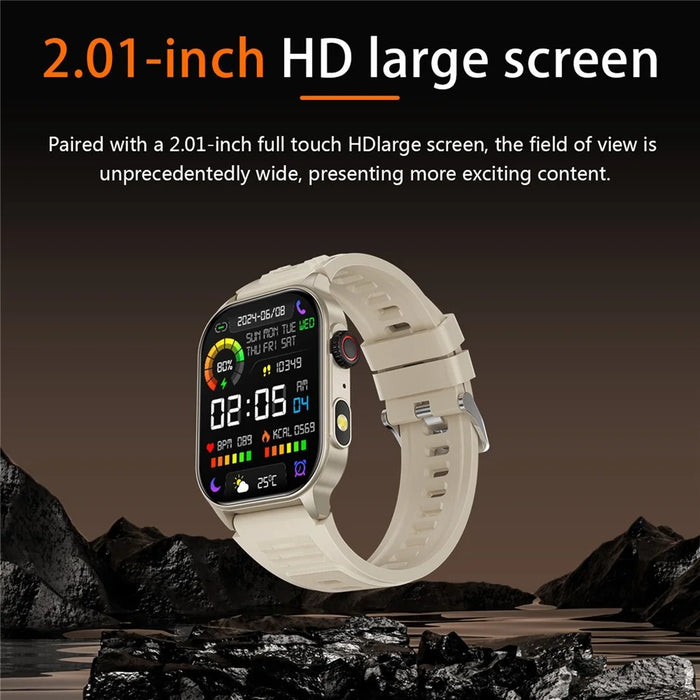 KM20 Bluetooth-compatible Calling Smart Watch Health Monitoring Music Control Outdoor Sports Watch - Black - 5