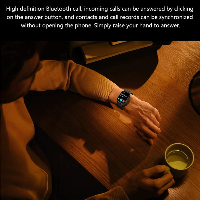 KM20 Bluetooth-compatible Calling Smart Watch Health Monitoring Music Control Outdoor Sports Watch - Black - 6