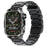 V17 Smart Watch Bluetooth-compatible Call Health Monitor Multi-Sport Tracker IP68 Waterproof Smartwatch, Steel Strap - Black - 1