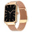DTV1 1.74 inch AMOLED Display Smart Watch Bluetooth-compatible Call Fitness Tracker Smartwatch with Steel  /  Silicone Strap - Gold - 2