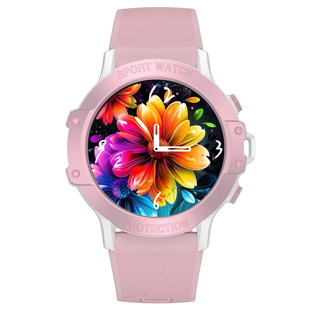 G26 Multi-function Children Smart Watch Weather Forecast Sports Bracelet with Alarm and Flashlight - Pink - 2