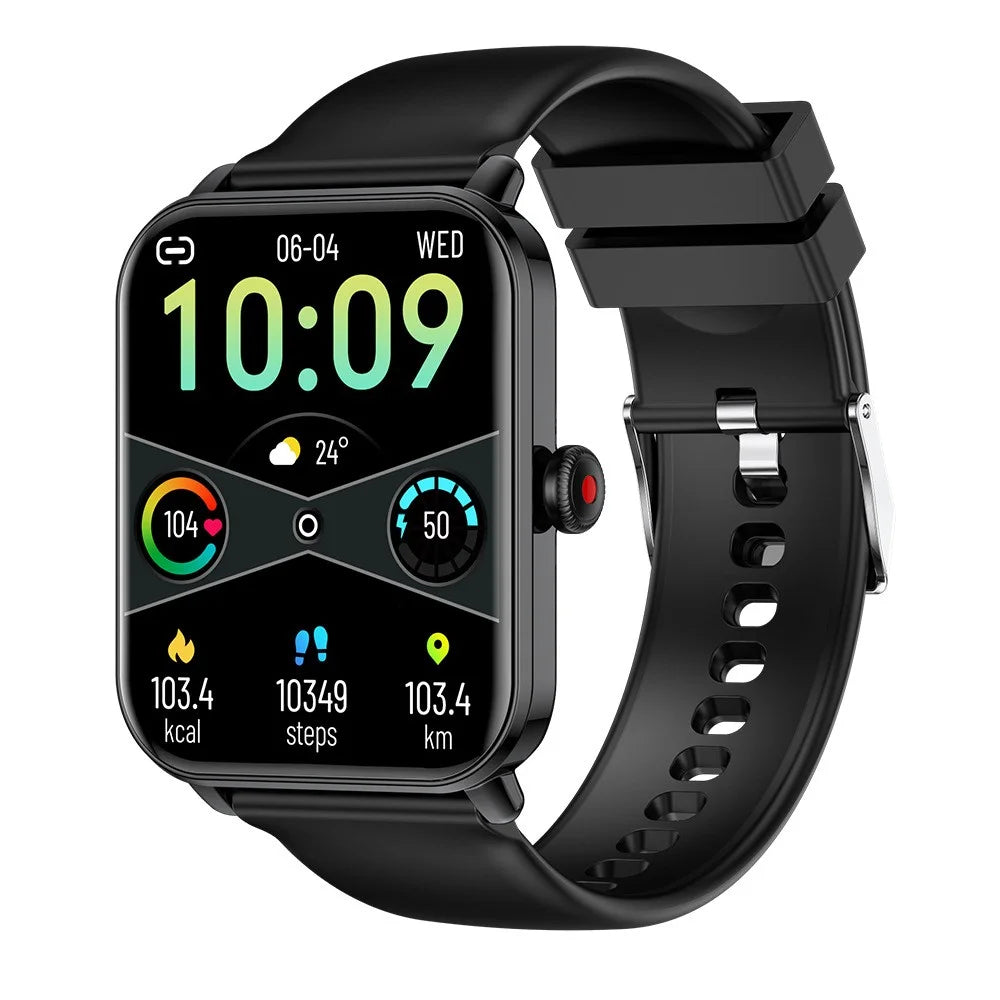 NY39 1.83-inch Smart Watch Bluetooth-compatible Calling Sleep Heart Rate Health Monitoring Waterproof Sport Watch - Black - 1