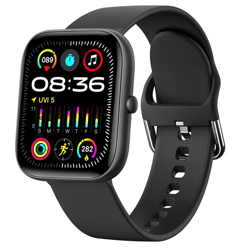 C08 1.91-inch Smart Watch Bluetooth-compatible Calling Health Monitoring Music Control Sport Watch - Black - 1