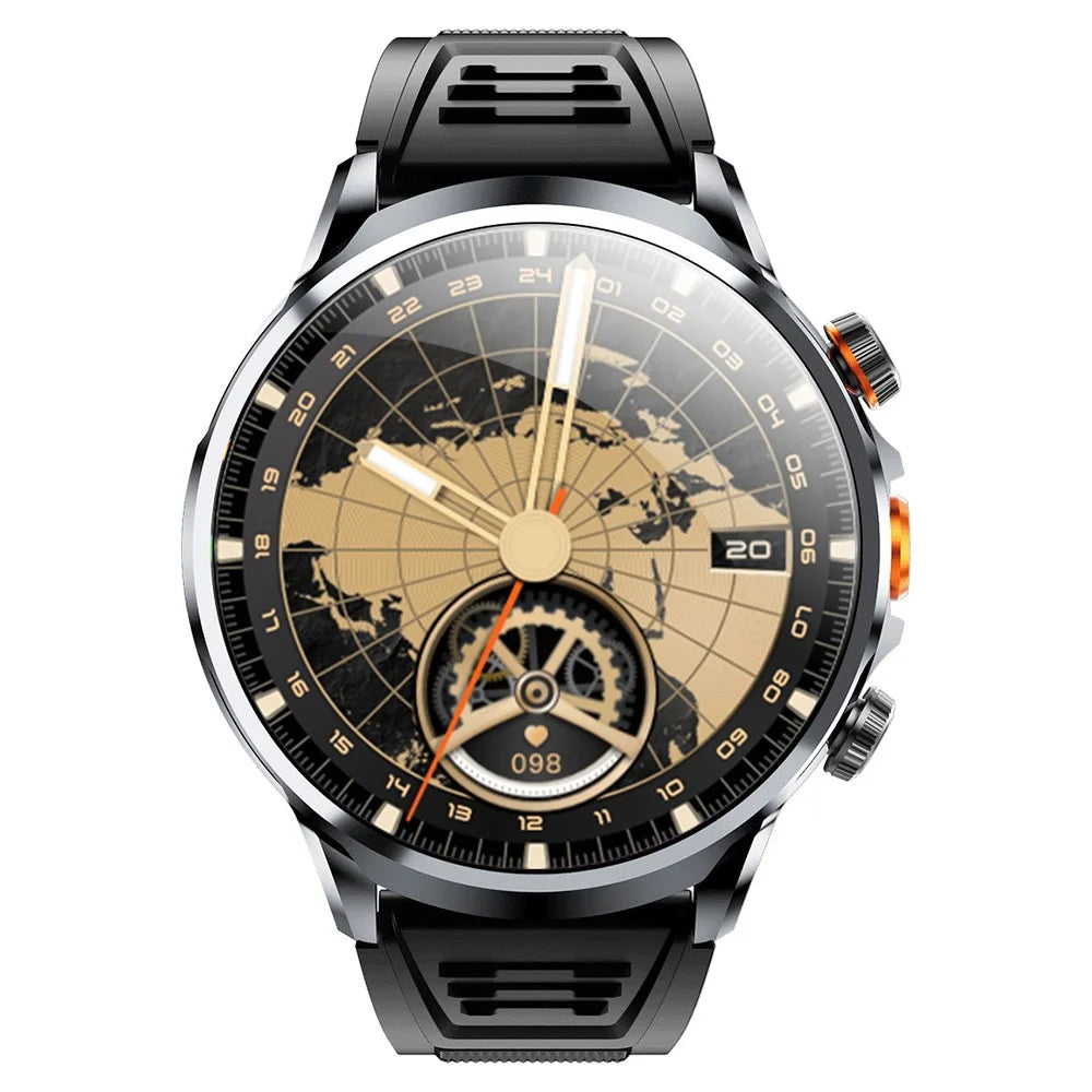 H18 3+32G 1.95" Large Screen Smart Watch 4G Network SIM Card Android 8.1 Health Monitoring Smart Watch - Black - 3