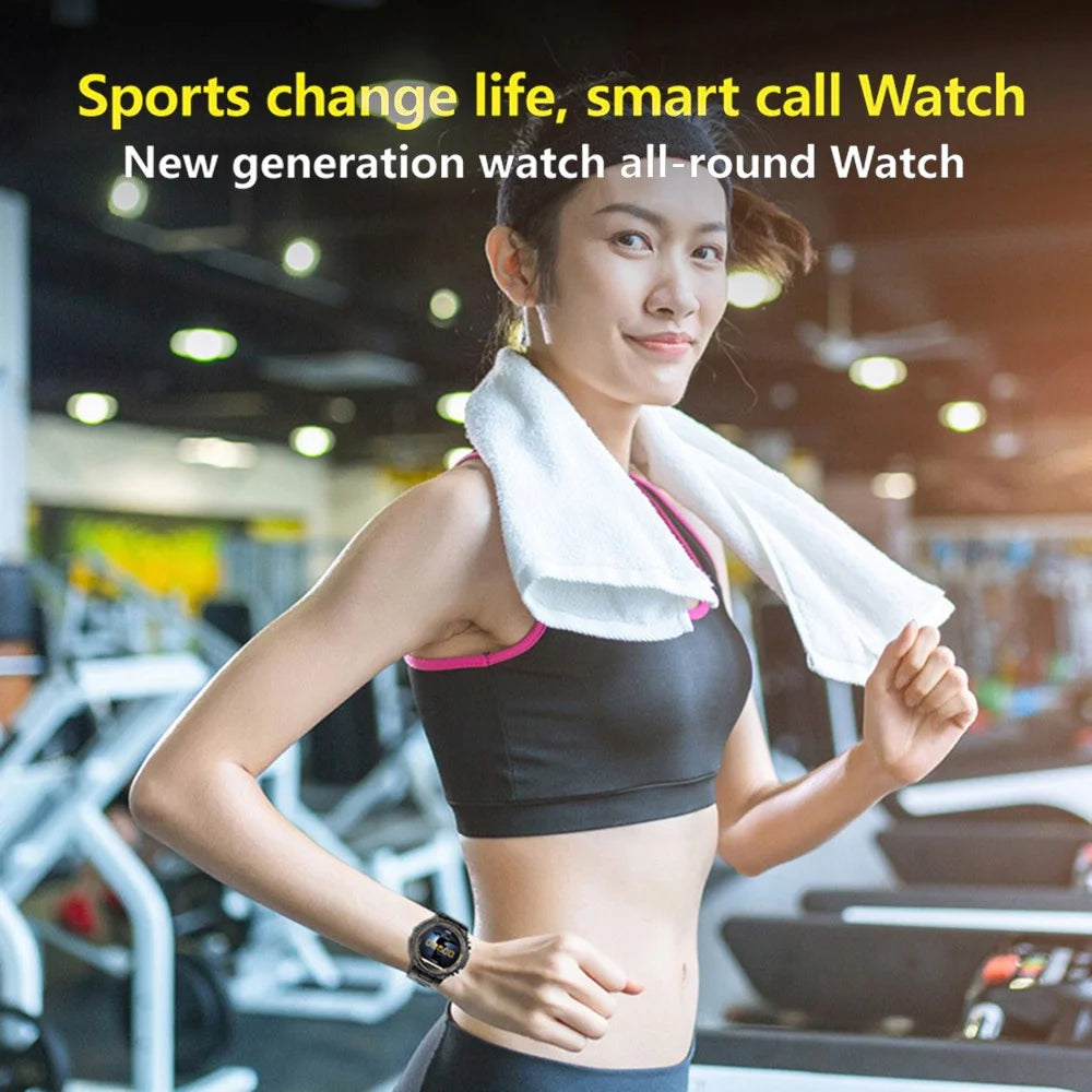 PGD446 1.28-inch Bluetooth-compatible Calling Smart Watch Heart Rate Health Monitoring Outdoor Sports Watch - Black - 7