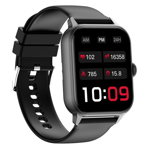 ZW36A 1.83-inch Touch Screen Smart Watch with Encoder Dafit App Health Monitoring Waterproof Sports Watch - Black - 1