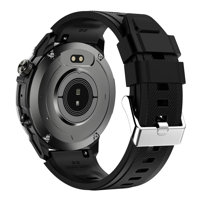 HK08 1.43-inch Smart Watch Heart Rate Sleep Health Monitoring Outdoor Sports Watch - Black - 3