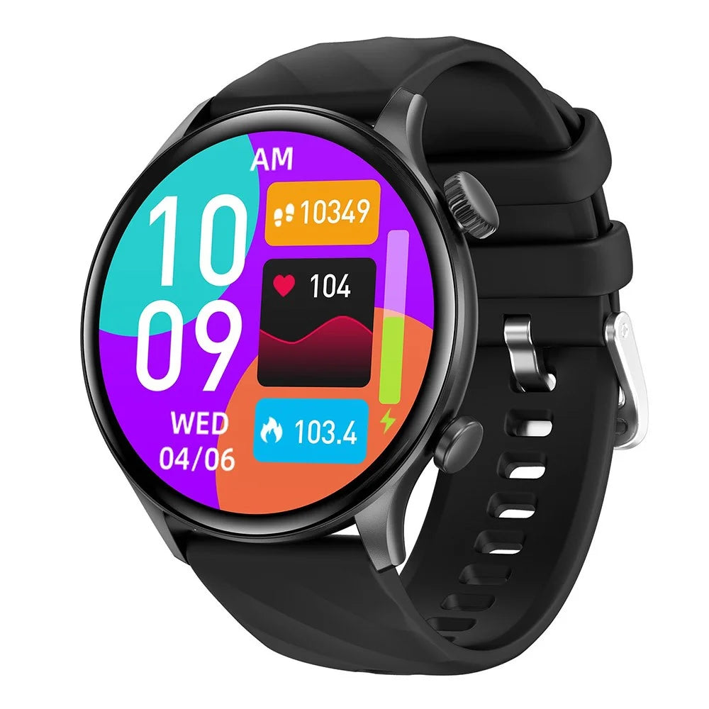 ZW63 Bluetooth-compatible Call Smart Watch Heart Rate Sleep Body Temperature Monitoring Sports Watch - Black - 1