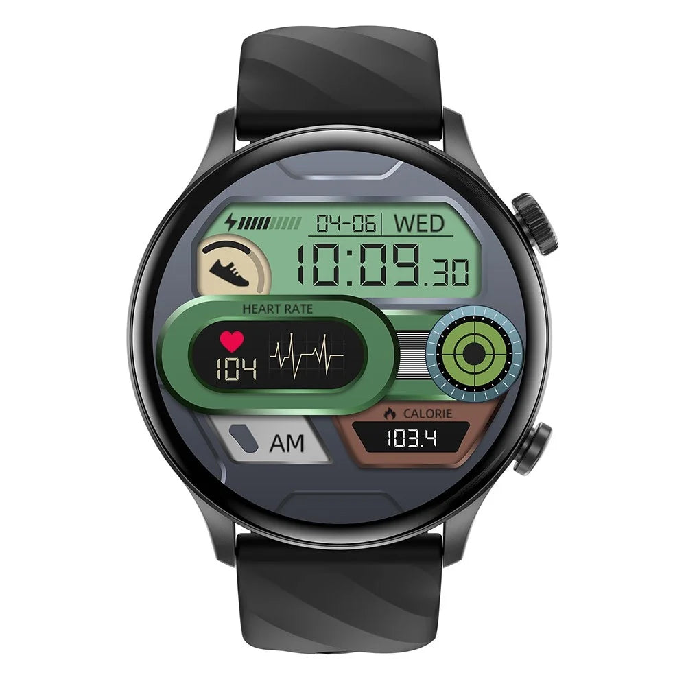 ZW63 Bluetooth-compatible Call Smart Watch Heart Rate Sleep Body Temperature Monitoring Sports Watch - Black - 2
