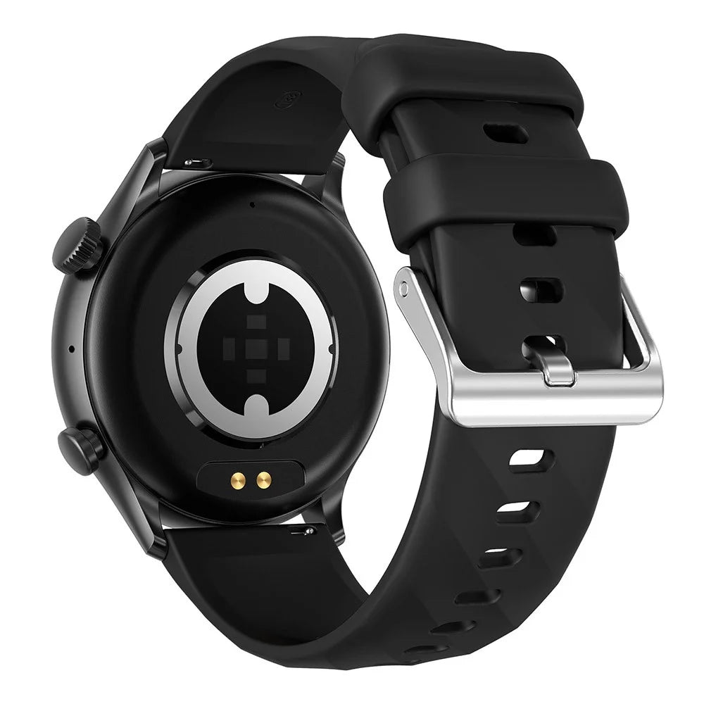 ZW63 Bluetooth-compatible Call Smart Watch Heart Rate Sleep Body Temperature Monitoring Sports Watch - Black - 3