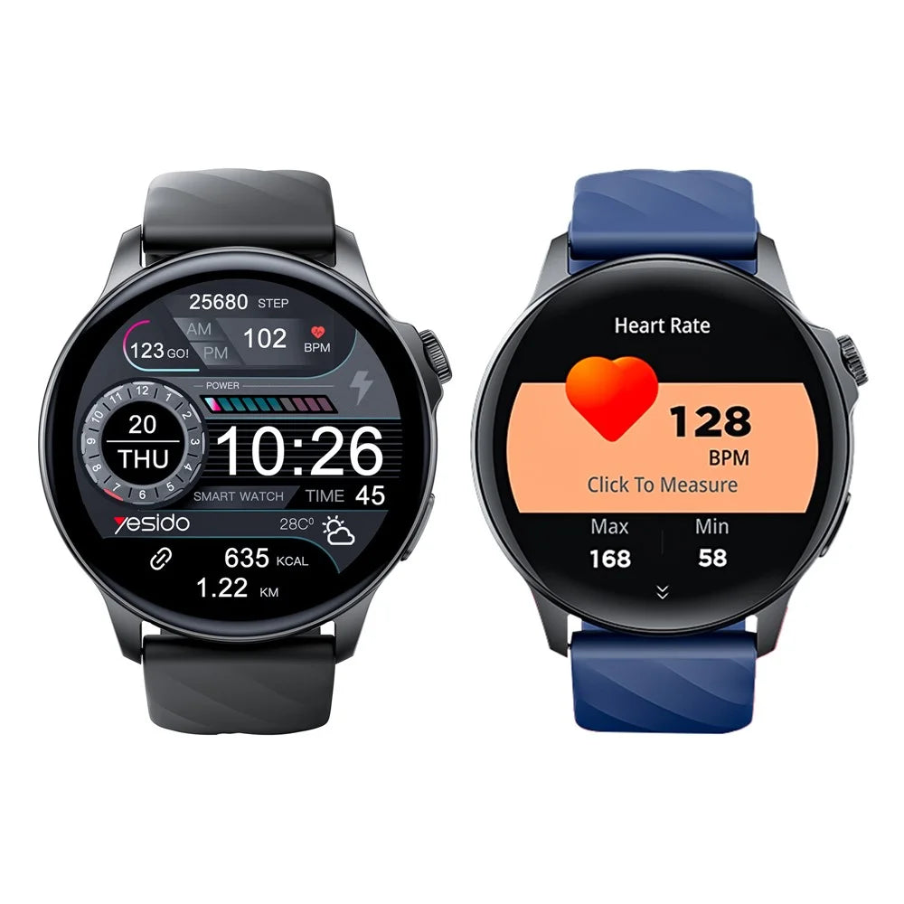 YESIDO IO29 1.39-inch Round Screen Bluetooth-compatible Call Smart Watch Health Monitor Sports Tracker - 1