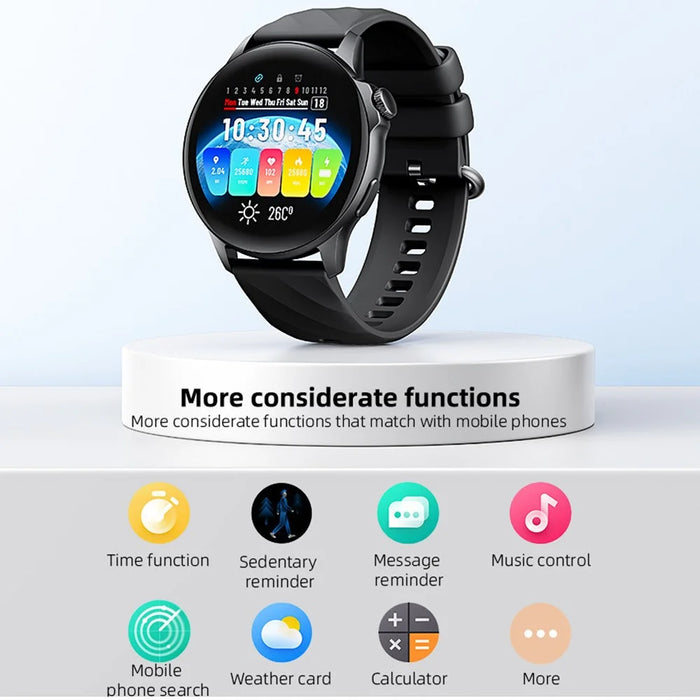 YESIDO IO29 1.39-inch Round Screen Bluetooth-compatible Call Smart Watch Health Monitor Sports Tracker - 2