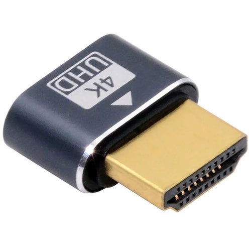 HD-034-BK Virtual Display Adapter 4K HD 1.4 DDC EDID Dummy Plug Headless Ghost Display Emulator - 1