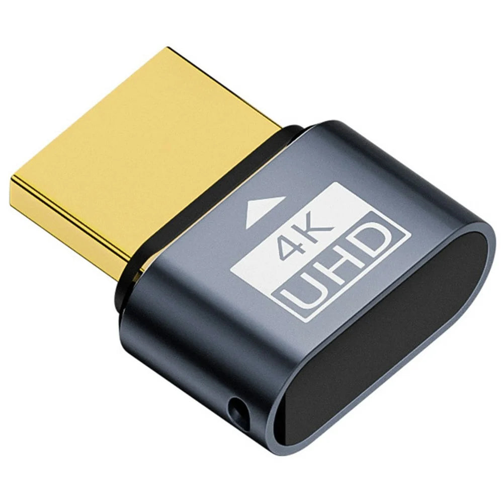 HD-034-BK Virtual Display Adapter 4K HD 1.4 DDC EDID Dummy Plug Headless Ghost Display Emulator - 2