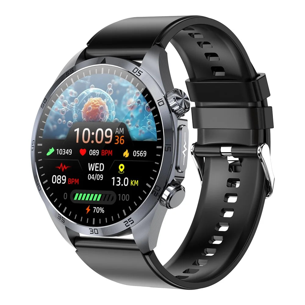 TK29 Silicone Strap AMOLED Screen Smart Watch Sleep Health Monitoring Sports Watch - Black - 1