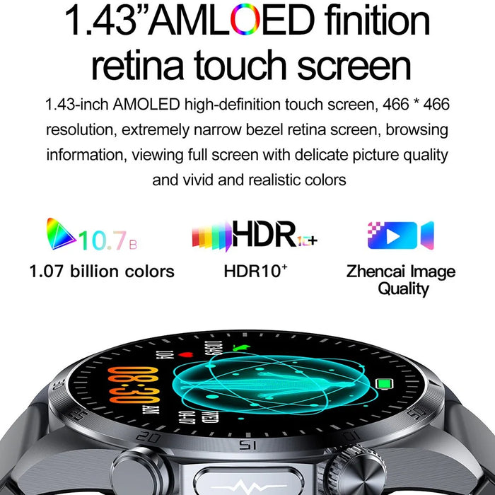 TK29 Silicone Strap AMOLED Screen Smart Watch Sleep Health Monitoring Sports Watch - Black - 5