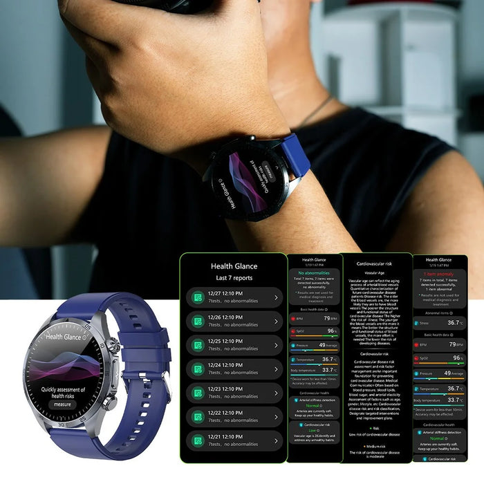 TK29 Silicone Strap AMOLED Screen Smart Watch Sleep Health Monitoring Sports Watch - Black - 6