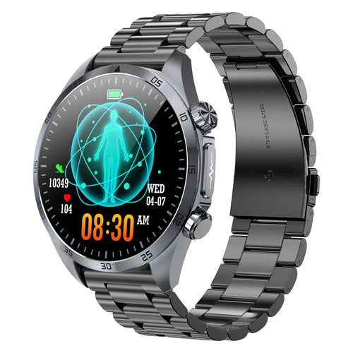 TK29 Steel Strap AMOLED Screen Smart Watch Sleep Health Monitoring Sports Watch - 1