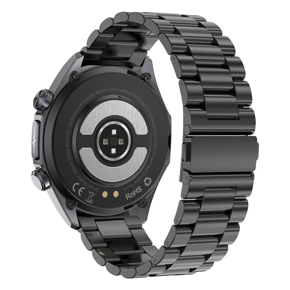TK29 Steel Strap AMOLED Screen Smart Watch Sleep Health Monitoring Sports Watch - 4