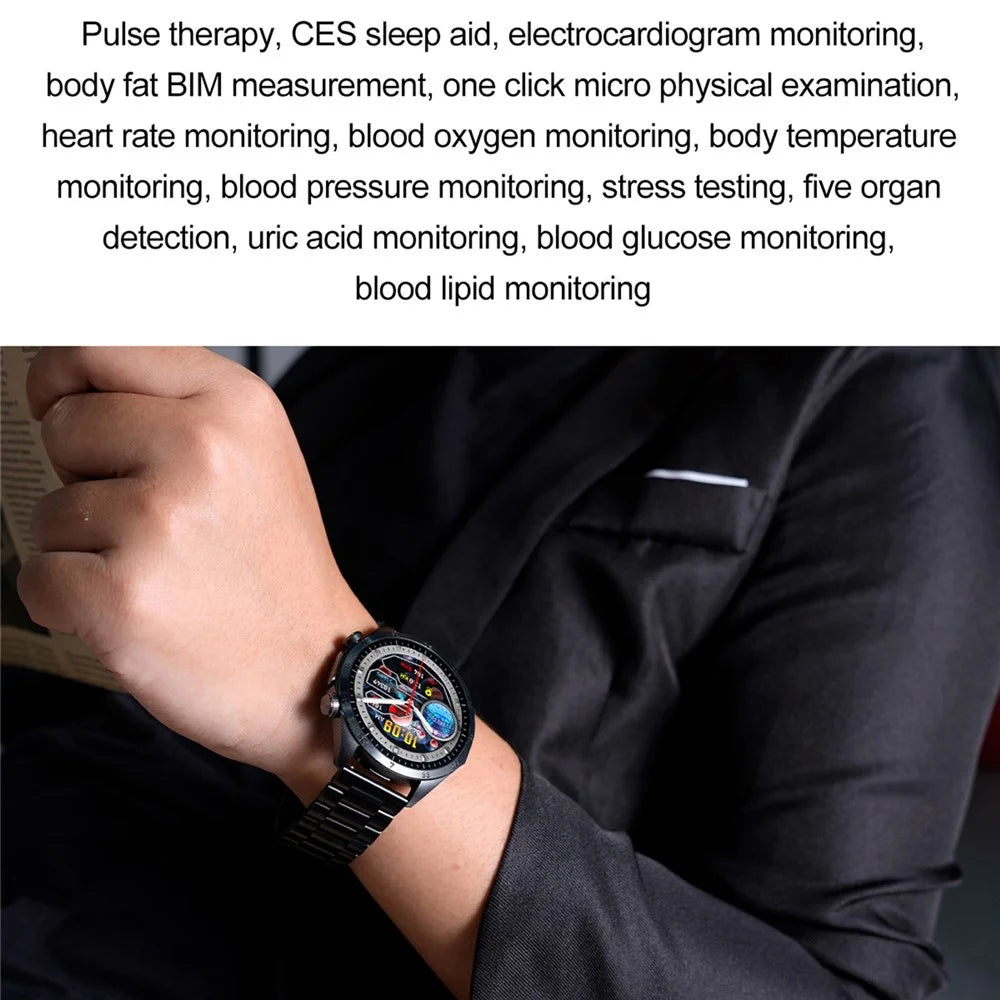 TK29 Steel Strap AMOLED Screen Smart Watch Sleep Health Monitoring Sports Watch - 6