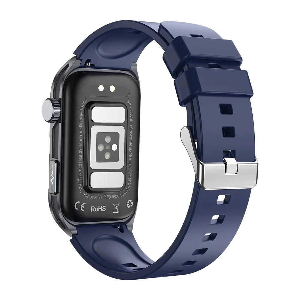 TK79 1.47-inch Screen Smart Wristband Health Monitor Bluetooth-compatible Waterproof Smart Bracelet - Blue - 3