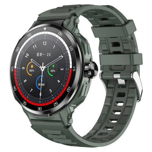 D11 2-in-1 TWS Earphones Smart Watch Bluetooth-compatible Call Health Monitoring Sports Watch - Green - 1