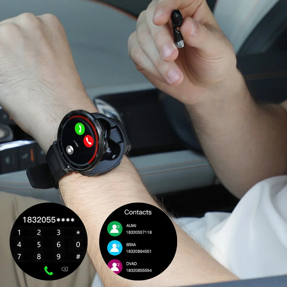 D11 2-in-1 TWS Earphones Smart Watch Bluetooth-compatible Call Health Monitoring Sports Watch - Green - 7