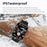 KR86 1.95-inch AMOLED Screen Smart Watch Health Monitoring Sports Watch Support Bluetooth-compatible Call - Black+Silicone Strap - 6