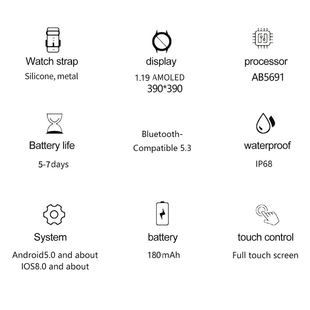 HK88 1.19-inch Heart Rate Monitor NFC Smart Watch Menstrual Cycle Tracker for Women, Silicone Strap - Gold - 4