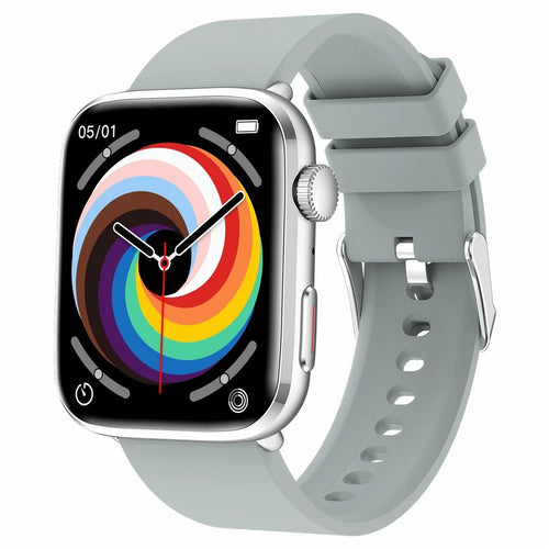 T92 Bluetooth-compatible Call Sports Watch Body Temperature Heart Rate Health Monitoring Smart Watch - Grey - 1